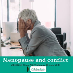 Webinar: Menopause and conflict