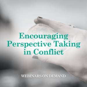 WOD: Encouraging Perspective Taking in Conflict