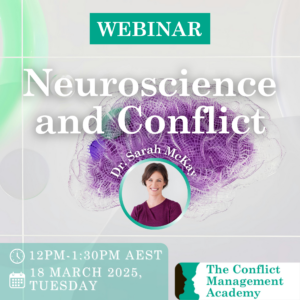 WEBINAR: Neuroscience of conflict