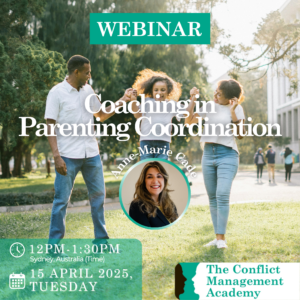 WEBINAR Coaching in Parenting Coordination