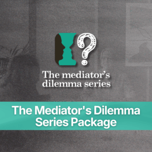 The Mediator’s Dilemma Series 2026 Package